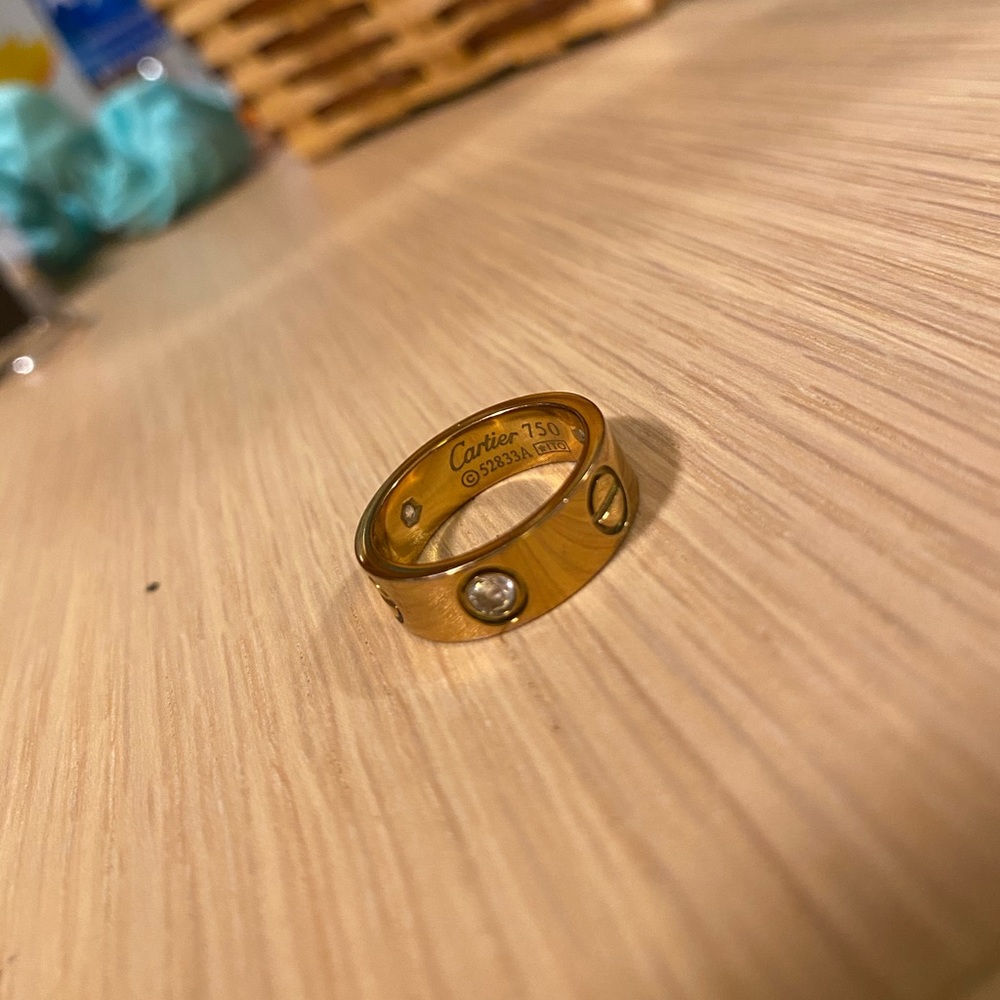 Gold Love Ring